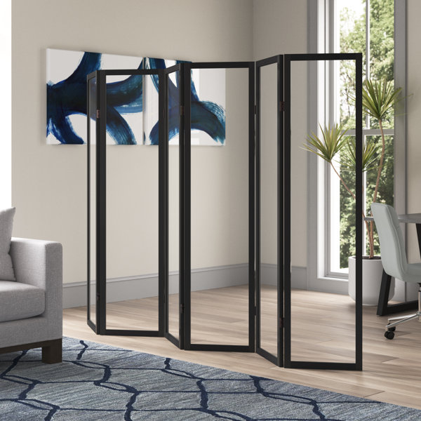 Alayzhia 6 ft. Tall Clear Plastic Partition